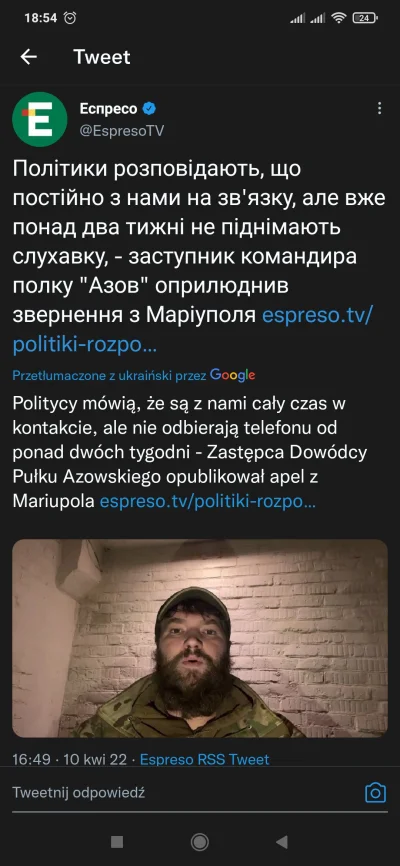 OBAFGKM - Wiadomość z Mariupola. W komentarzach Ukraińcy nie są zadowoleni z pozostaw...