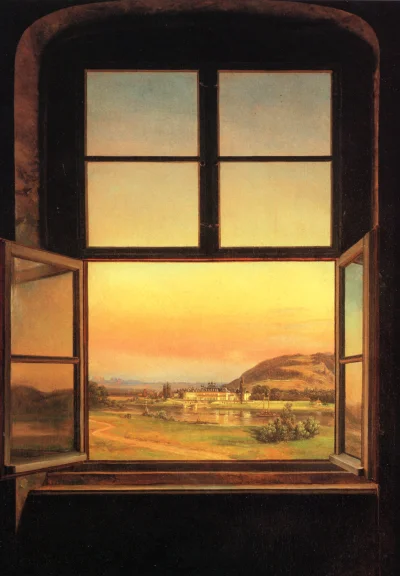 Lifelike - Widok na pałac w Pillnitz; Johan Christian Dahl
olej na płótnie, 1823 r.,...