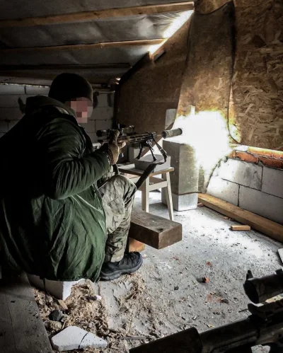 wfyokyga - Stanowisko strzelca wyborowego ukraińskich sił specjalnych. Co to za karab...