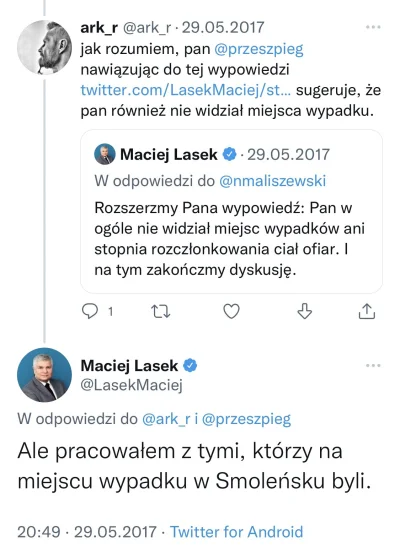 Thorkill - > zwłaszcza, że żadna osoba z ich komisji

@Andrzejq2rq: Z komisji Laska...