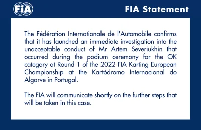 Shewie - FIA bierze się za naziola z Rosji (jeżdżącego pod flagą Włoską) który saluto...
