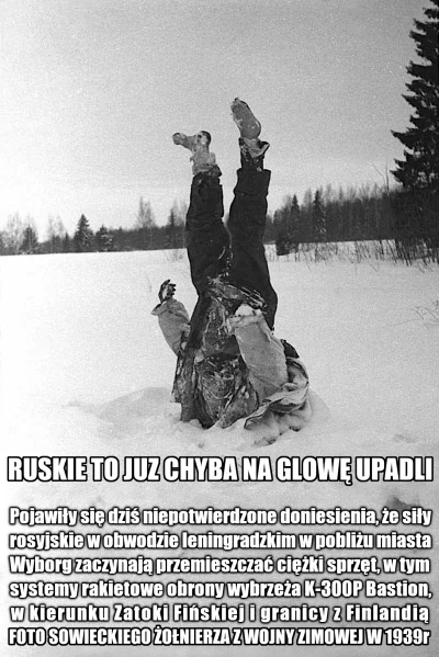 lakfor - #rosja #finlandia #wojna #zimowa #żołnierz #zamarznięty