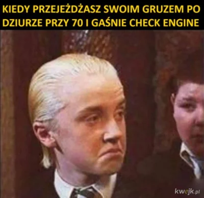 SzubiDubiDu - > Przeżyła lądowanie w rowie [...] po czym naprawiło się w niej wspomag...