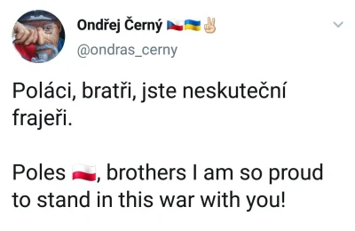 lkg1 - Jakiś Czech na twitterze chciał pochwalić Polaków i użył przy tym ciekawego sf...