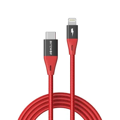 polu7 - 2pcs BlitzWolf BW-CL3 MFi 20W USB-C to Lightning Cable 1.8m w cenie 14.99$ (6...