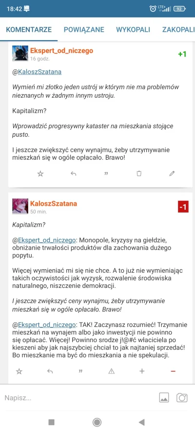 Ekspertodniczego - Dobre, pomarańczowe. Znany pogromca kapitalizmu @KaloszSzatana odp...