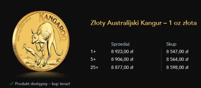 majcherek - Kupiłem rok temu 7 złotych monet 1 uncjowych. Za rok miałem napisać ile b...