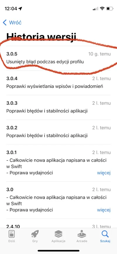jakno - P O T Ę Ż N A aktualizacja aplikacji wypoku na iOS XDDD

PO DWÓCH LATACH XD...