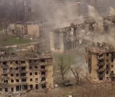 hcbadixhc - Kolejne wideo z Mariupola skala zniszczeń jak każdy wie ogromna, jak i ci...