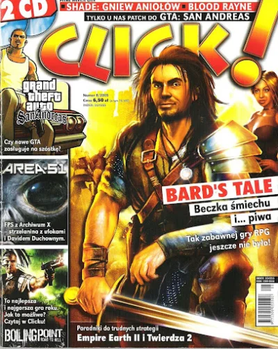 sheslostcontrolagain - Click!, wydanie z sierpnia 2005. 2 x CD i pełne wersje gier: S...