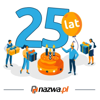 nazwapl - 25 lat nazwa.pl

14 kwietnia to dla nas wyjątkowa data. Dokładnie 25 lat ...