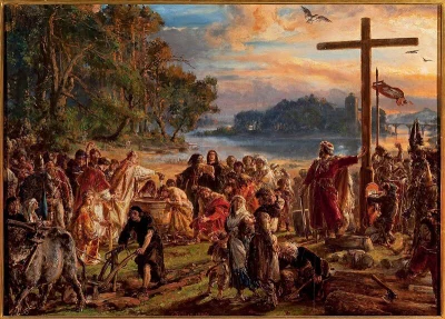 Birbirgo13 - Jan Matejko, Zaprowadzenie chrześcijaństwa, 1889