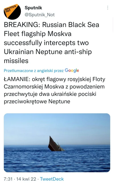 ziemba1 - Ochloncie, Sputnik jedank podaje o całkowitym sukcesie floty czarnomorskiej...