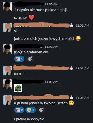 K.....K - moje koleżanki w pracy