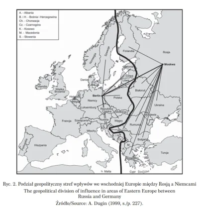 Naczelny_Cenzopapista - Jako ciekawostkę warto pokazać jak Dugin widzi podział Europy...