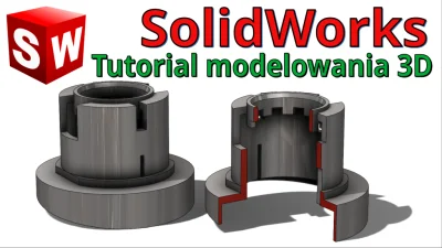 InzynierProgramista - SolidWorks - tutorial modelowania 3D ciekawego detalu krok po k...