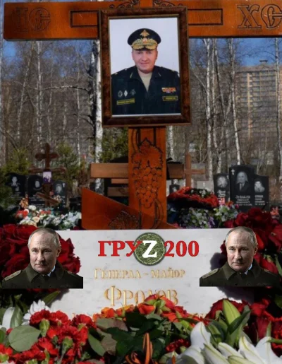 zafrasowany - 8. ósmy zabity na Ukrianie Gen. Wladimir Frołow, zastępca dowódcy 8 Gwa...