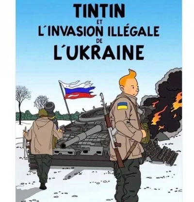 wfyokyga - Ale to była zajebista bajka.
#ukraina #tintin