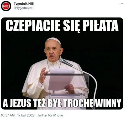 CipakKrulRzycia - #humorobrazkowy #heheszki #watykan #2137 #papiez #bekazkatoli #poli...