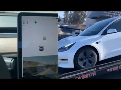 Grzesio87 - #tesla zawiesiła się podczas jazdy na autostradzie i przestała reagować n...