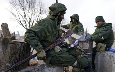 Pan_Buk - Zdjęcie ługańskich orków. Zwróćcie uwagę na karabin Mosin, wzór z 1891 roku...