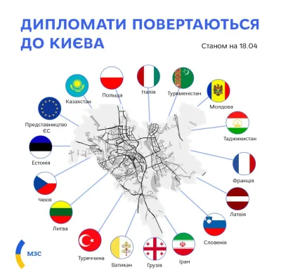 contrast - Z każdym dniem coraz więcej placówek dyplomatycznych innych krajów wznawia...