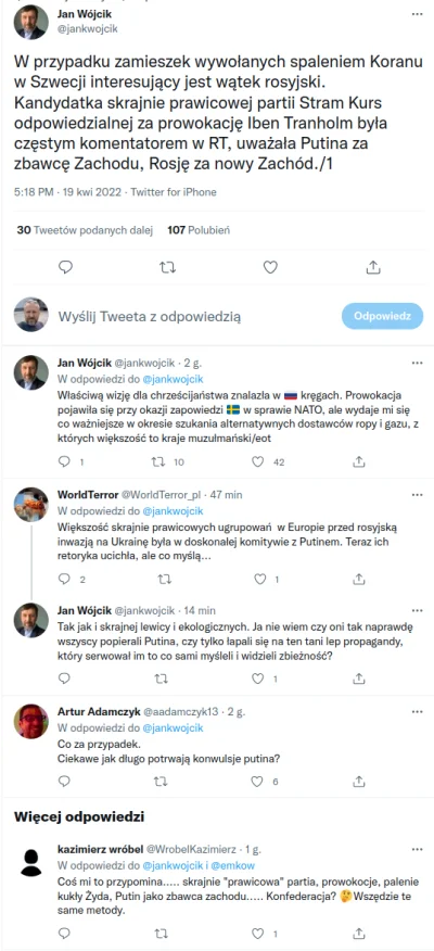 mrjetro - Są „pewne” poszlaki…
Jan Wójcik na Twitterze
W przypadku zamieszek wywoła...