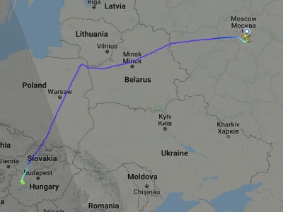sprzontajoncy - W nocy jak gdyby nigdy nic nad PL przeleciał sobie samolot z... Moskw...