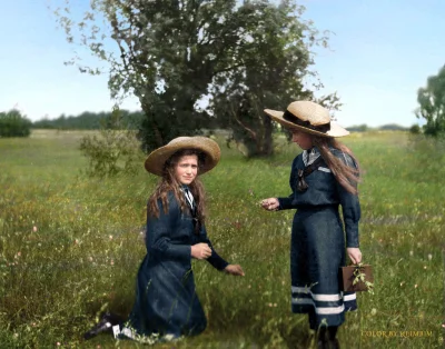 kocimietka_BB - Maria i Anastazja Romanow (córki cara Mikołaja II Romanowa), rok 1908...