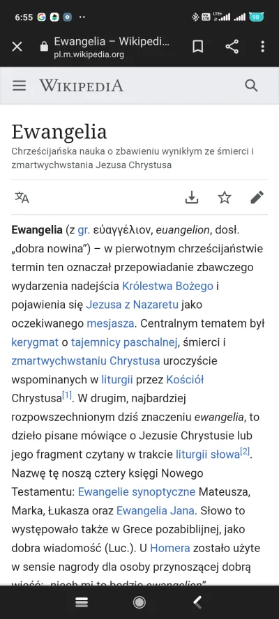 Kundzia999 - @mango2018: Ewangelia jest częścią Biblii marny trollu, leć na czarno, b...