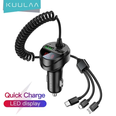 duxrm - KUULAA USB Car Charger QC3.0 with 3 in 1 Cable
Cena z VAT: 5,14 $
Link --->...