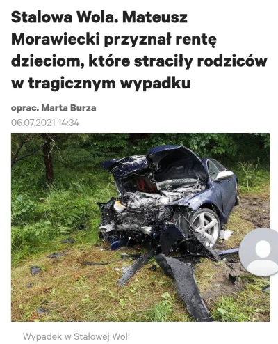 bn1776 - @WybuchowyCzajnik otóż, to jakby wypadek był głośny na całą Polskę, to na ko...