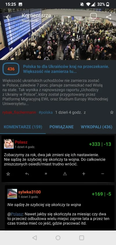 BurzaGrzybStrusJaja - @koojon 
Gdzieś czytałem dane, że w Polsce zostało 900k uchodźc...