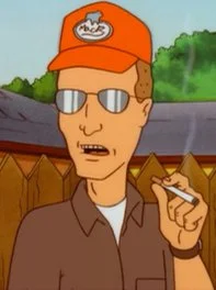 szzzzzz - Dale Gribble - protoplasta wszelkich szurów. Wszędzie węszy spiski, samolot...