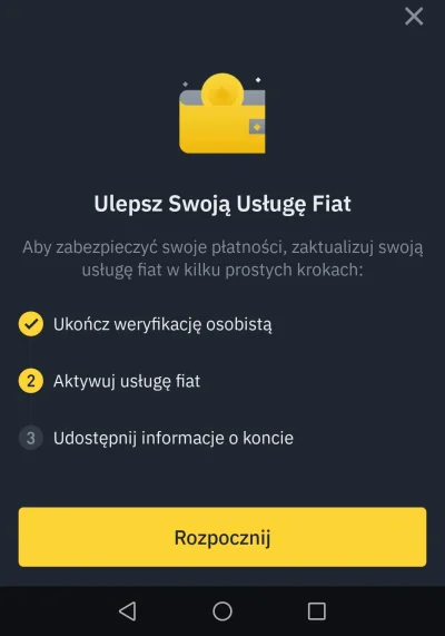 LaX - Po przerwie na binance. Wchodzę i muszę aktywować usługę flat, bo nie mogę nicz...