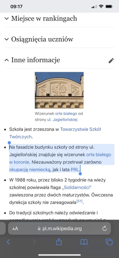 agaciksa - @Zielonykubek: budynek liceum im. Władysława IV Warszawa też ma takiego or...