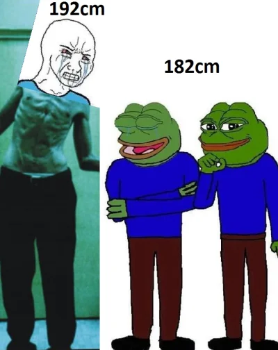 ryhu - @NadmiarNiedoboru: Ja p------ę jak można być wyższym niż 190cm xD Przecież to ...