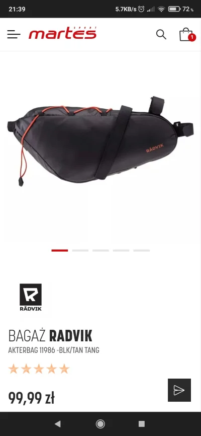 sucharixx - Ma ktoś tę torbę?
Jakieś opinie? 
Polecacie?
#rower #szosa #bikepacking