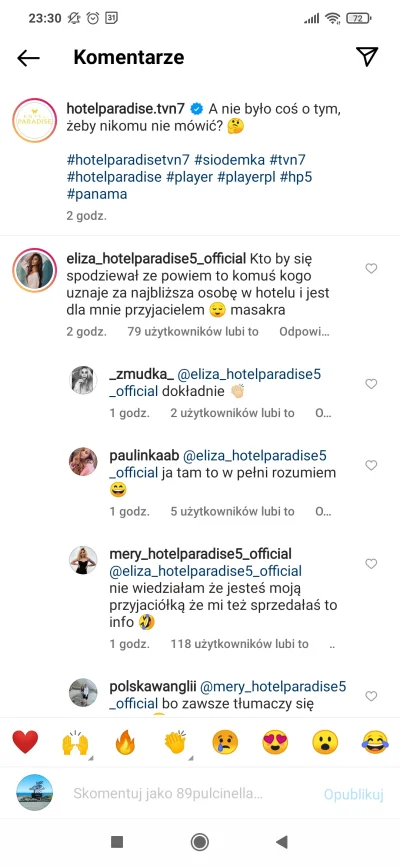 Marjaewa - Weszłam sobie pierwszy raz w tej edycji na IG hp5, a tam sobie laski dogry...