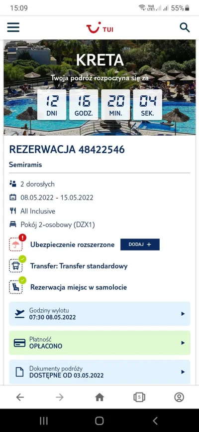 l.....e - Hej. Mam do odsprzedania taniej wczasy 7 dniowe na Kretę all inclusive, od ...