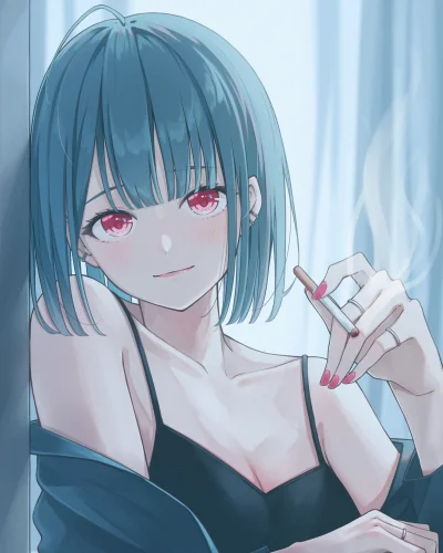 Azur88 - #randomanimeshit #anime #originalcharacter #cigarette