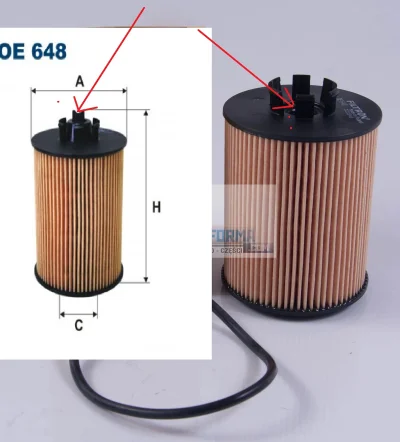 szyx22 - Filtr oleju zamówiłem na allegro przyszedł z dziurką, jak porównałem z filtr...