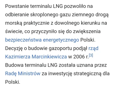 Restory244 - @Skrytozerca90: w 2006 roku rząd Pisu - decyzja o budowie gazoportu.
W ...