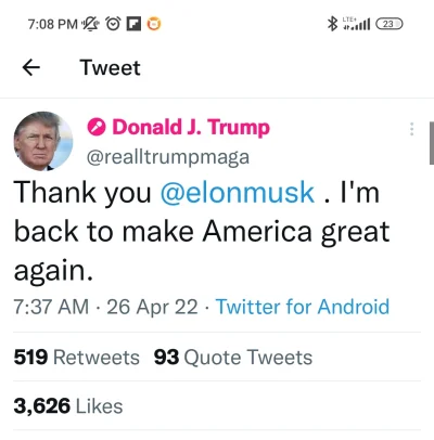 dasfinaleresultat - Lol. XDDD będzie się działo.

#trump #musk #heheszki