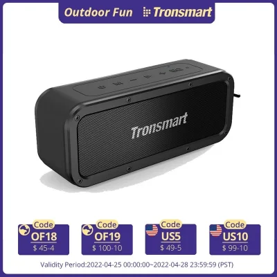 duxrm - Wysyłka z magazynu: PL
Tronsmart Force Bluetooth Speaker 40W
Cena z VAT: 43...