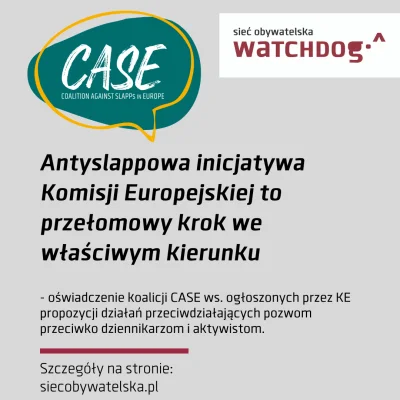 WatchdogPolska - Komisarz Vera Jourova ogłosiła dziś propozycje Komisji Europejskiej ...