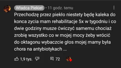 meemphis11 - Przed chwilą były 3 miesiące a teraz już kaleka do końca życia?
Ciekawe...