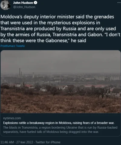 IdillaMZ - ( ͡° ͜ʖ ͡°)
#rosja #wojna #gabon #moldawia #ukraina