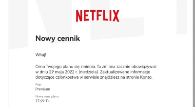 Fortnight - Dostałem nowy cennik tureckiego netflixa. W przeliczeniu na PLN ~23 zł/ms...