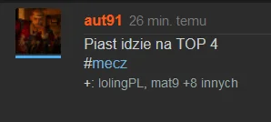 jedrzejk - Stacja trzecia: Piast Gliwice upada po raz pierwszy ( ͡° ͜ʖ ͡°)
#mecz